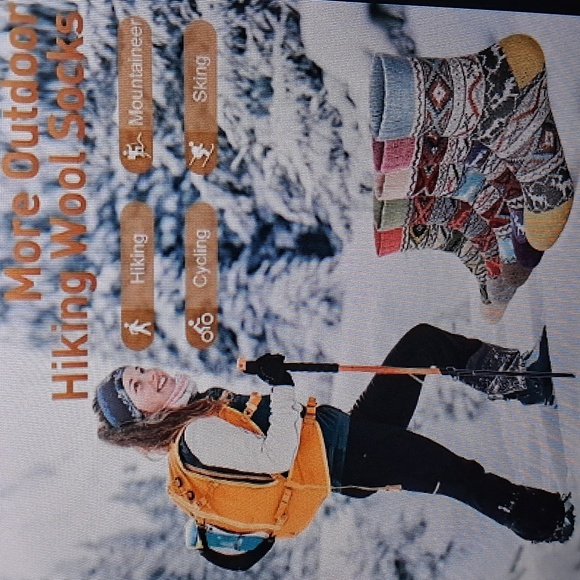 Fiegel 5 Pack Women Wool Socks Winter Warm Crew Socks Thick Cozy - Picture 6 of 9